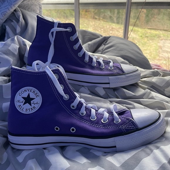 Purple platform Converse - Picture 2 of 3